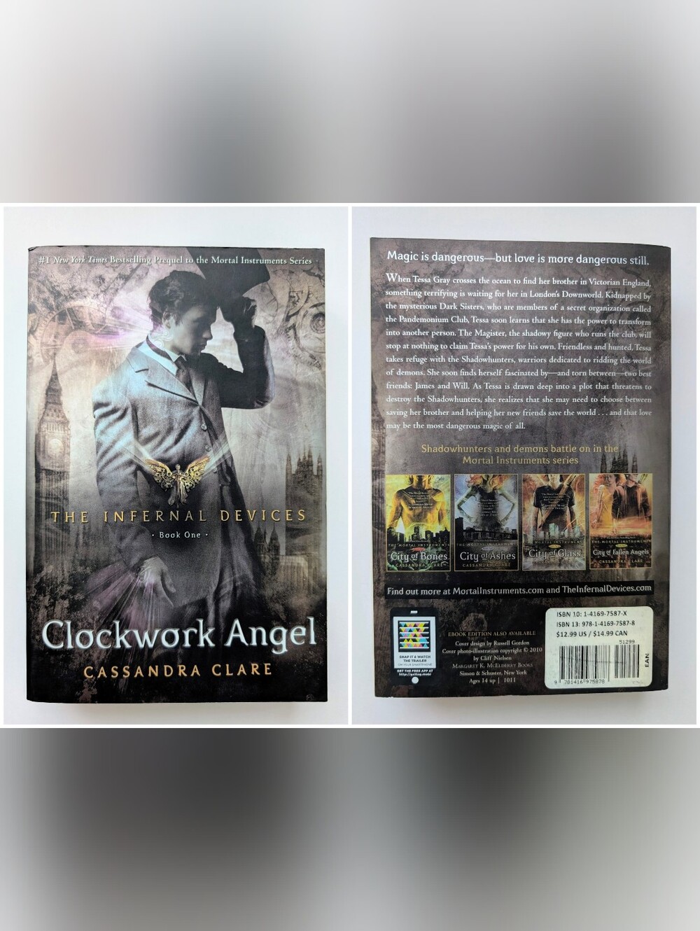 [2/$25] Clockwork Angel | Infernal Devices Bk 1 | Cassandra Clare | Paperback |